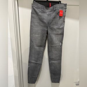 NWT Spanx - distressed skinny jeans - vintage grey